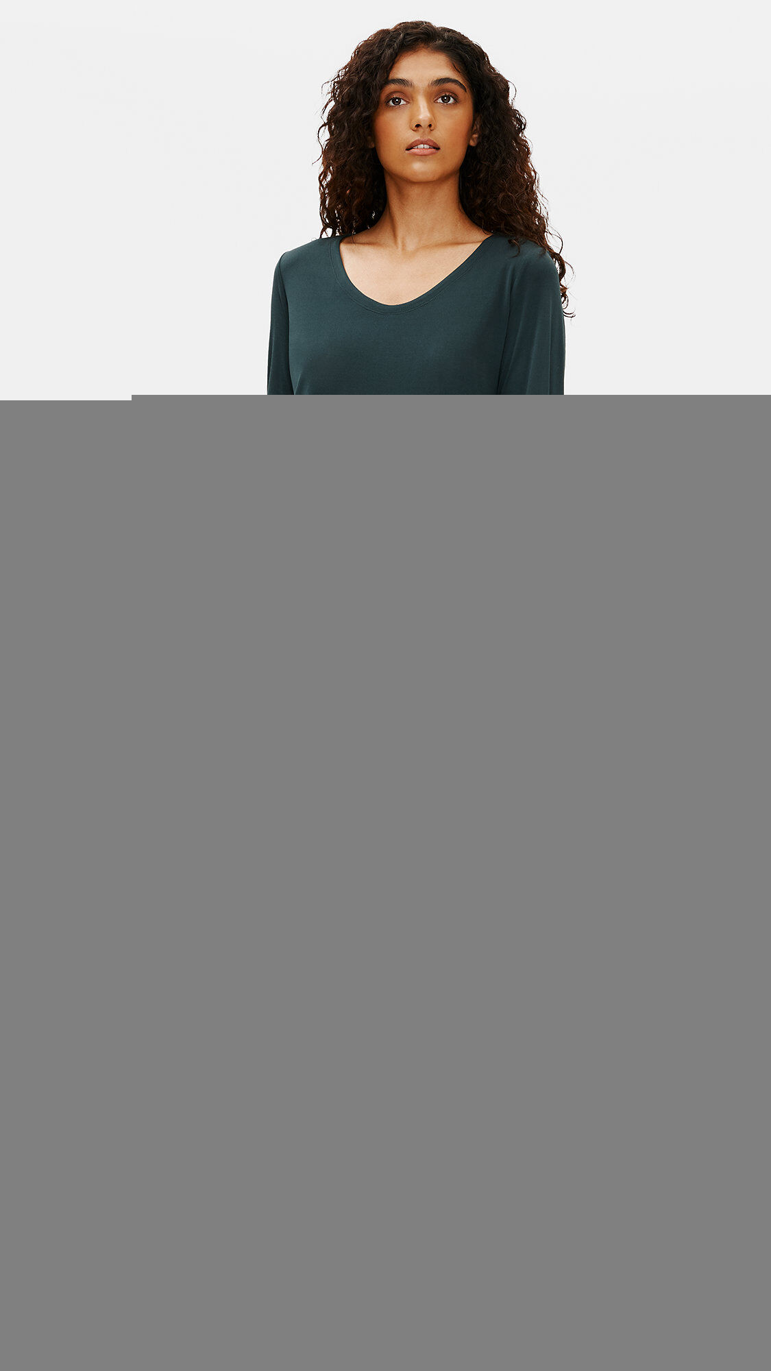 トップス aere wrinkle satin shirt Silk Georgette Crepe Sleeveless Shirt | EILEEN FISHER