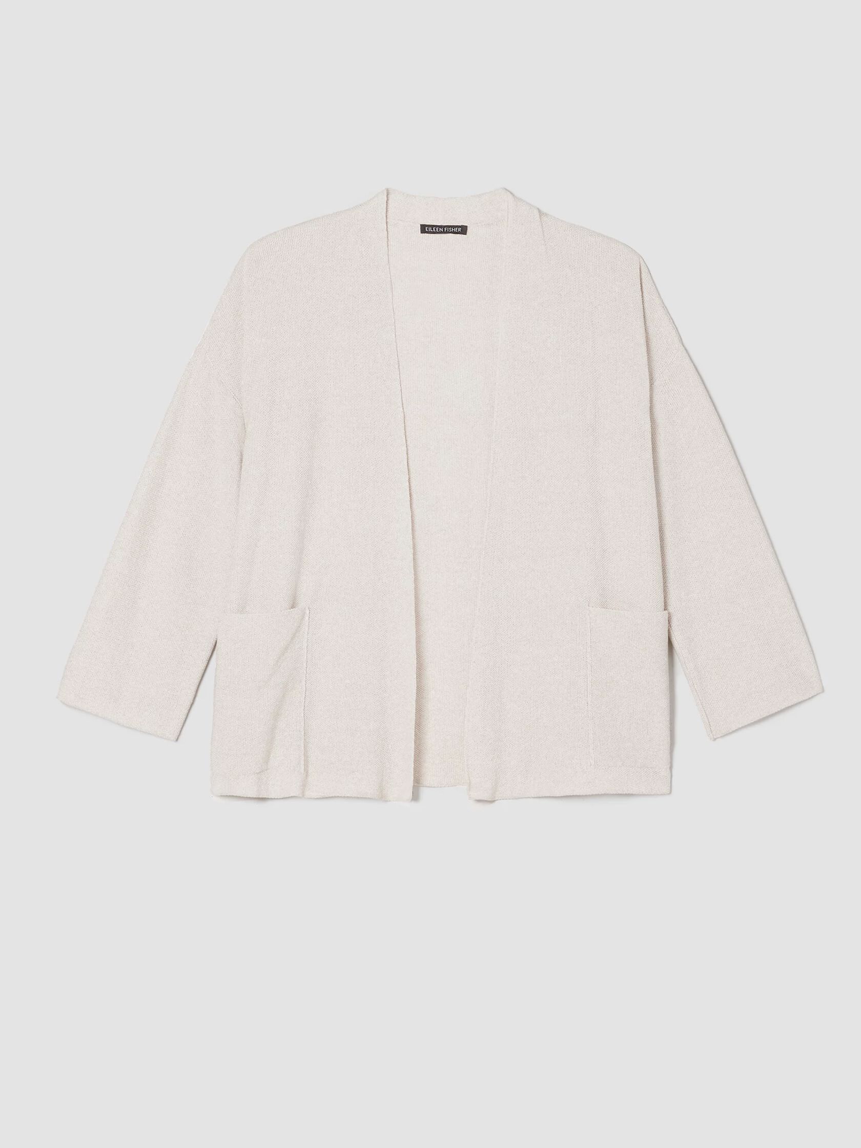 Organic Linen Cotton Twist Cardigan
