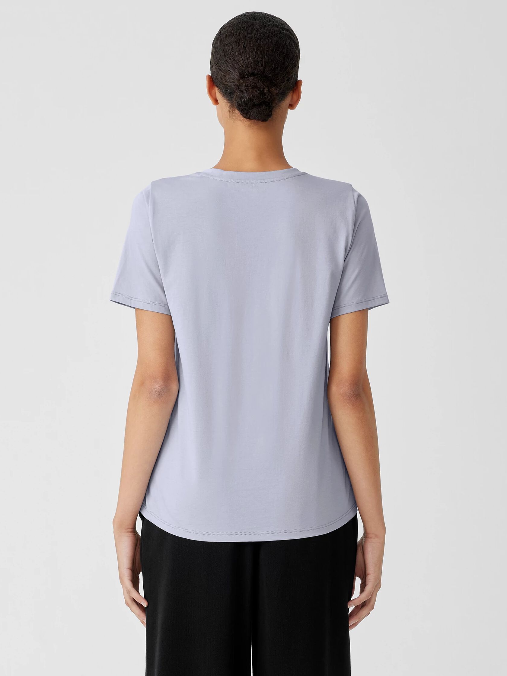 Organic Pima Cotton Jersey Round Neck Tee