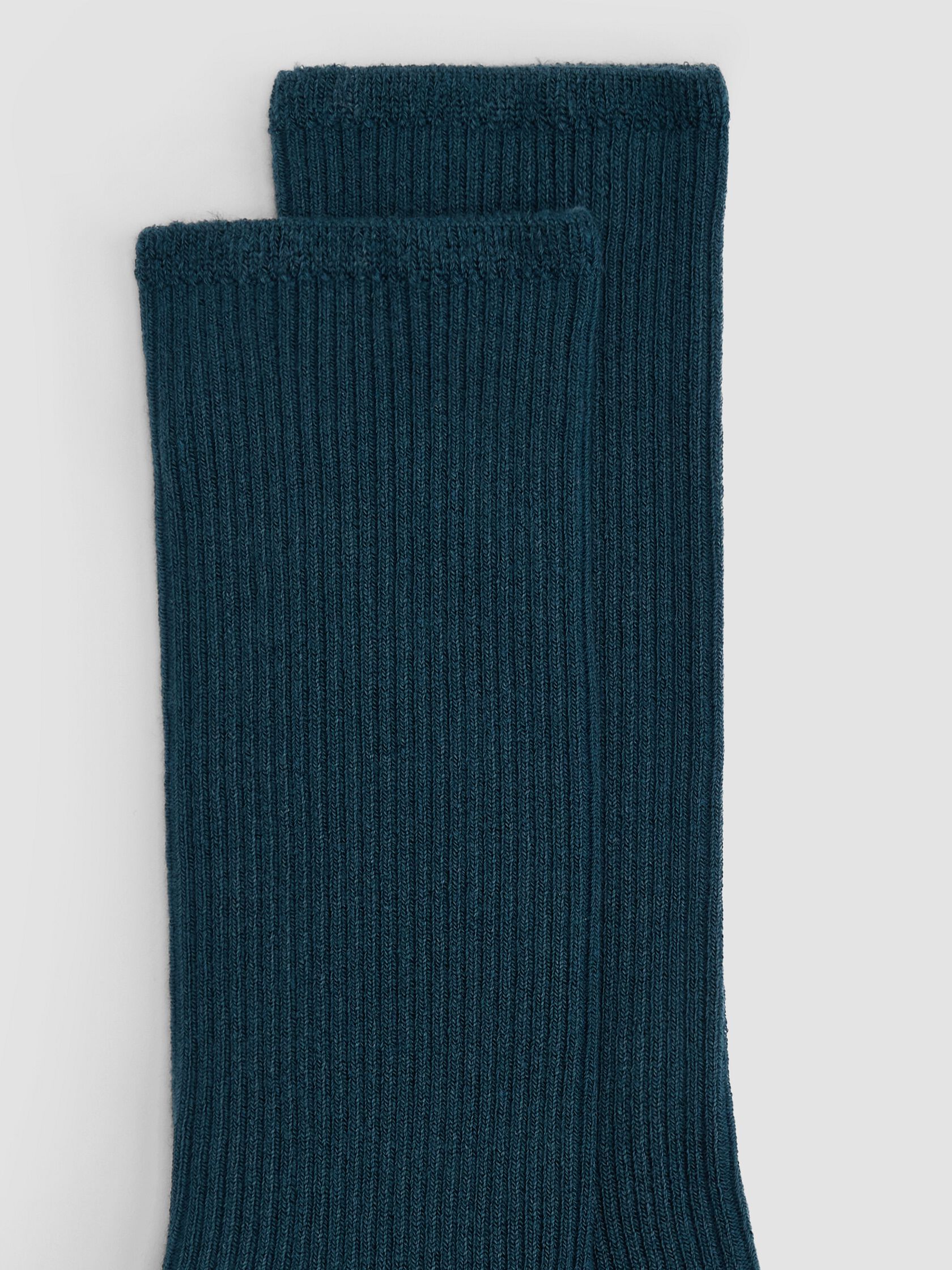 Ribbed Knit Trouser Sock