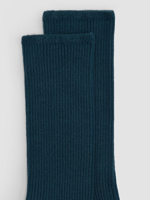 Ribbed Knit Trouser Sock