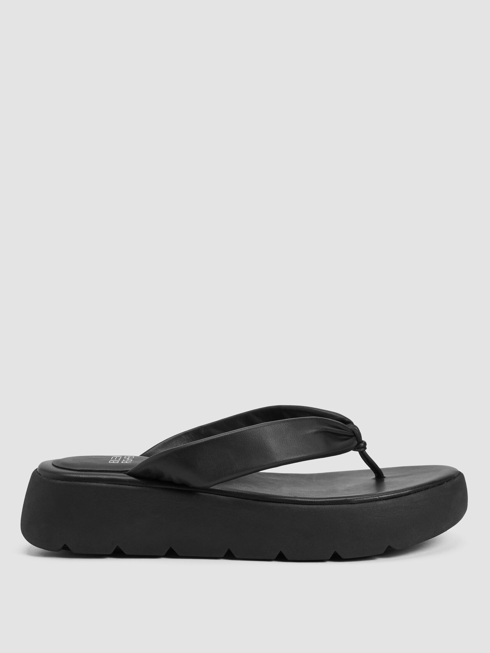 Jelly Nappa Leather Wedge Sandal
