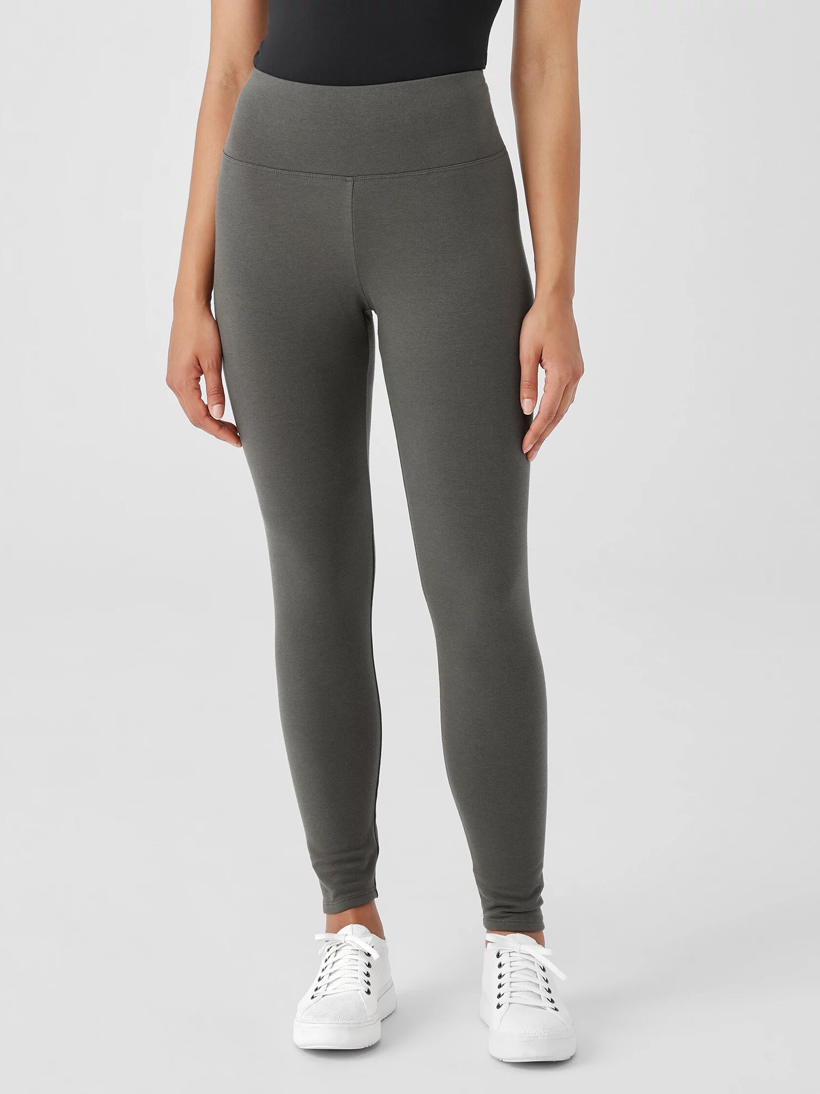 Cozy Brushed Terry Hug High-Waisted Leggings