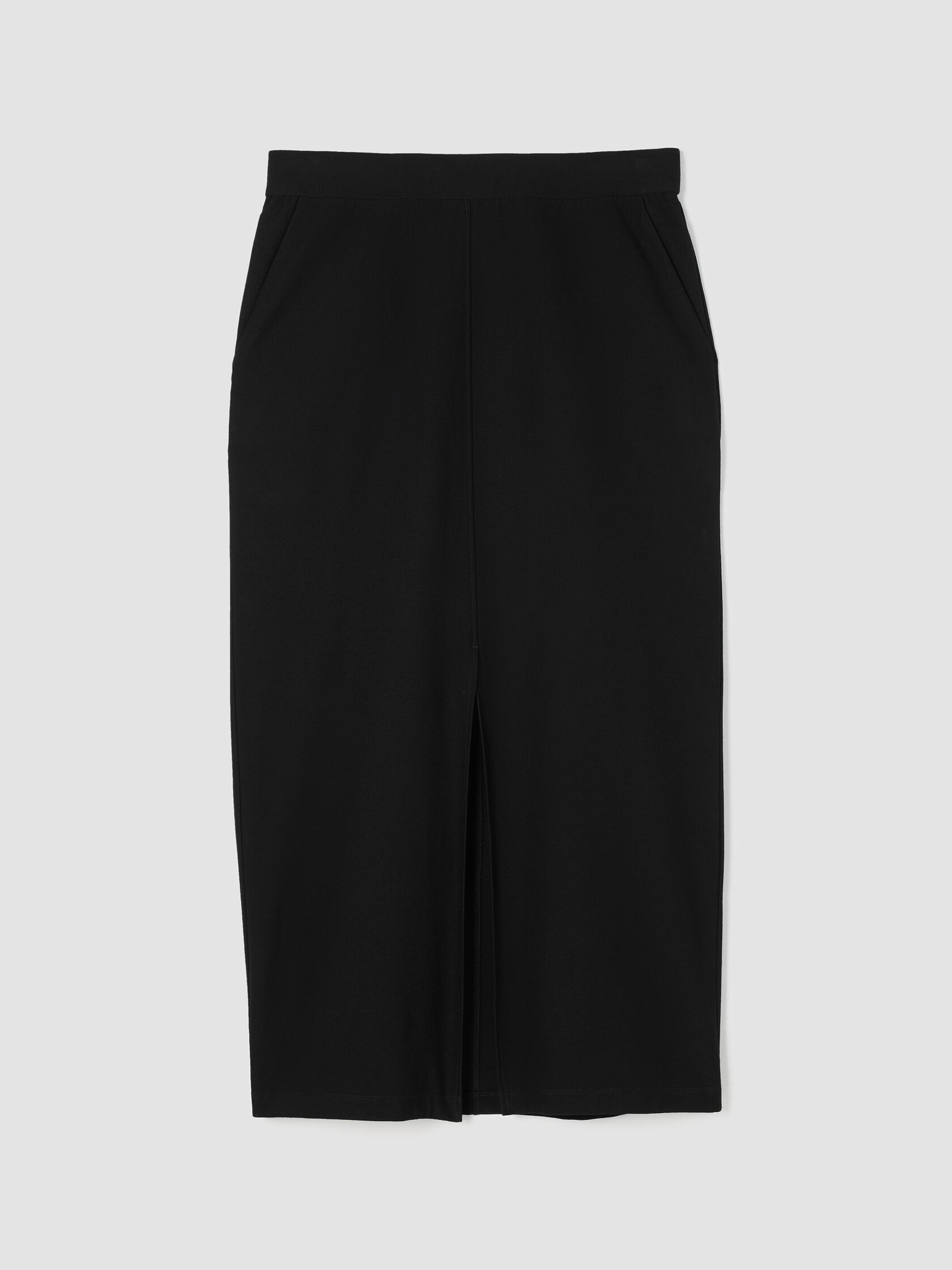 Washable Stretch Crepe Skirt