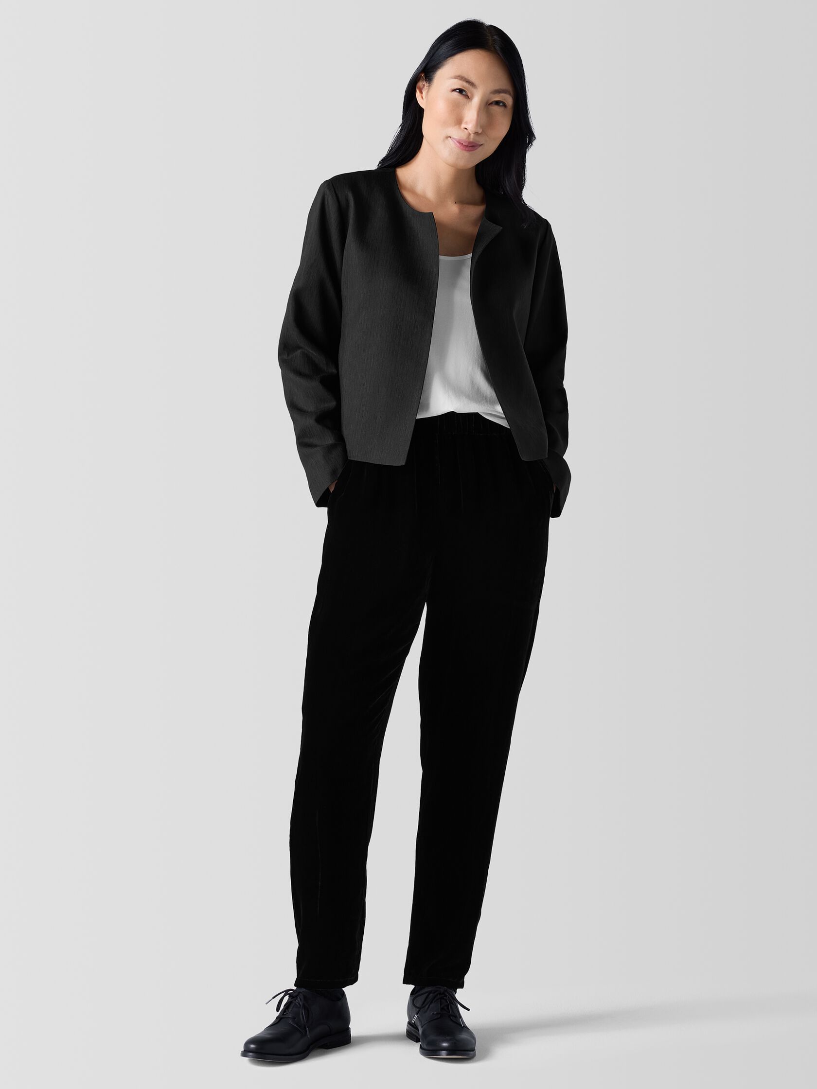 Textured Silk Weave Jacket