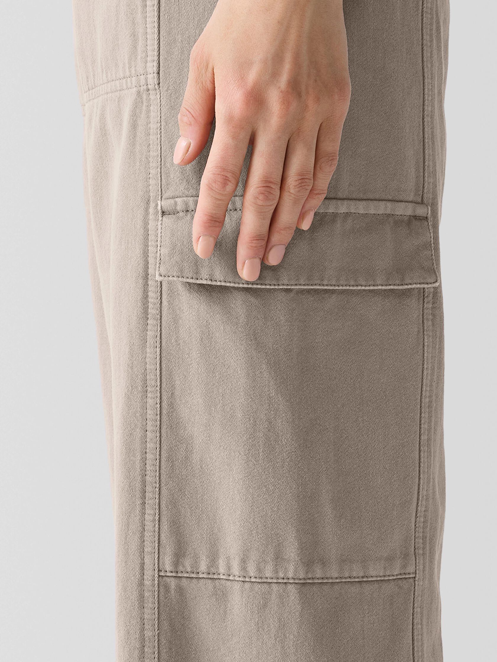 Garment-Dyed Utility Organic Cotton Cargo Pant