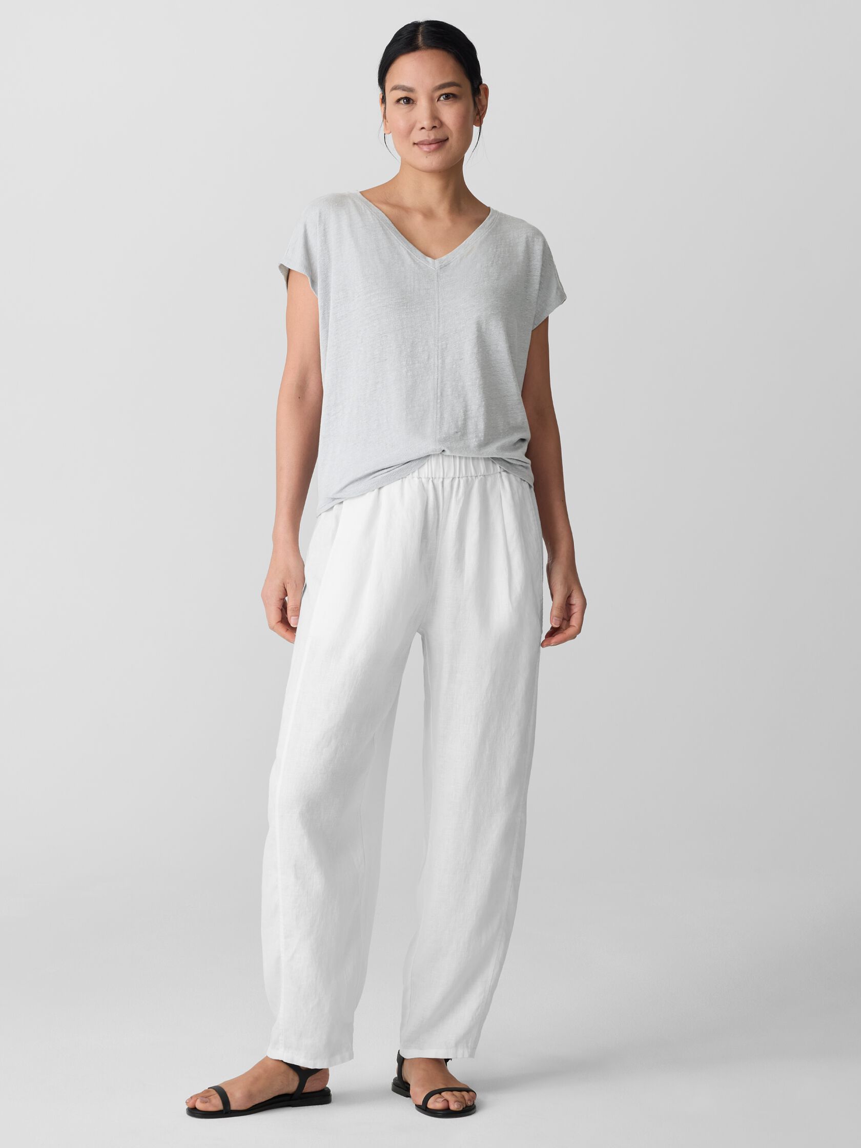 Organic Linen Lantern Pant