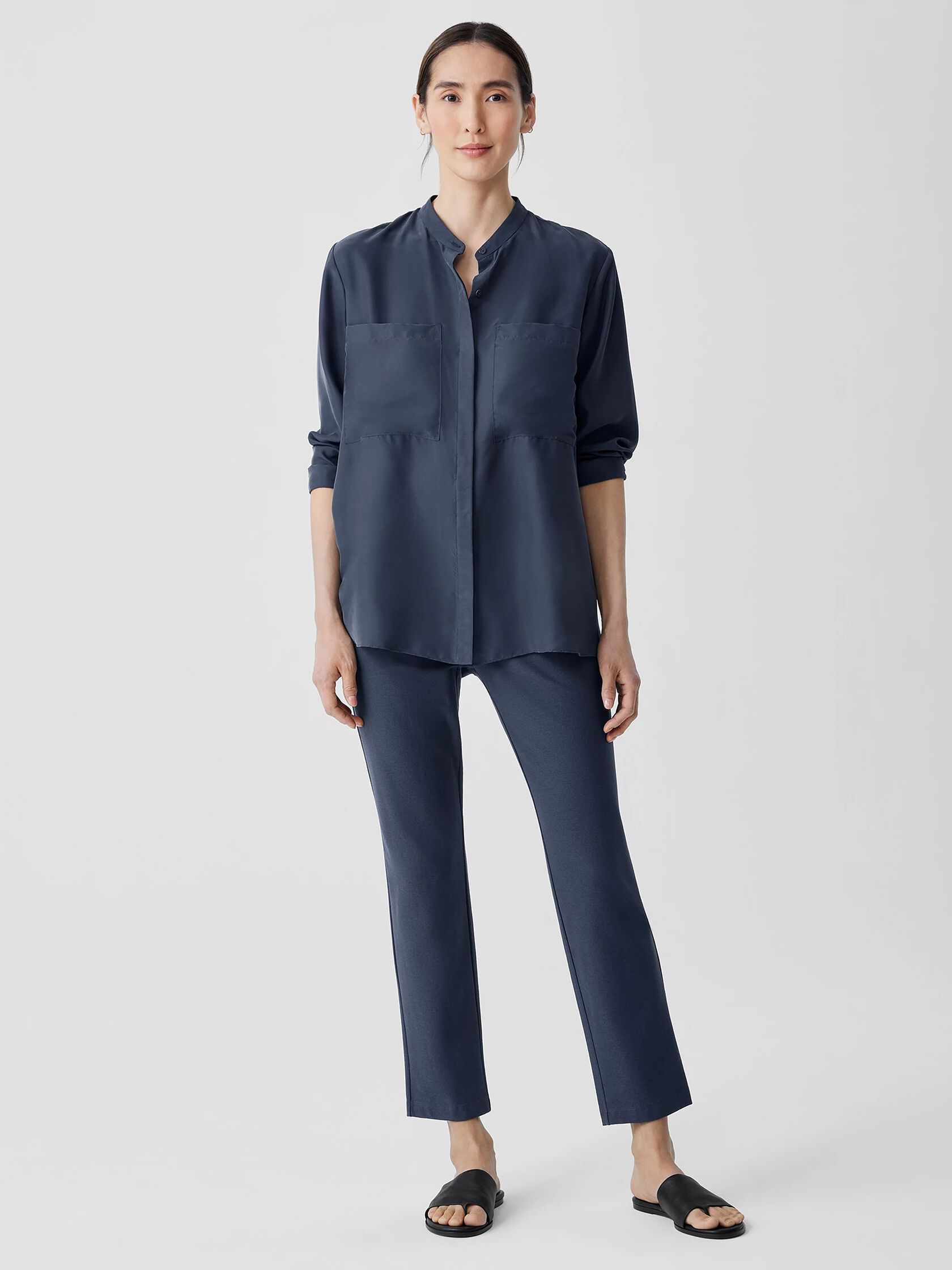 Washable Stretch Crepe Pant