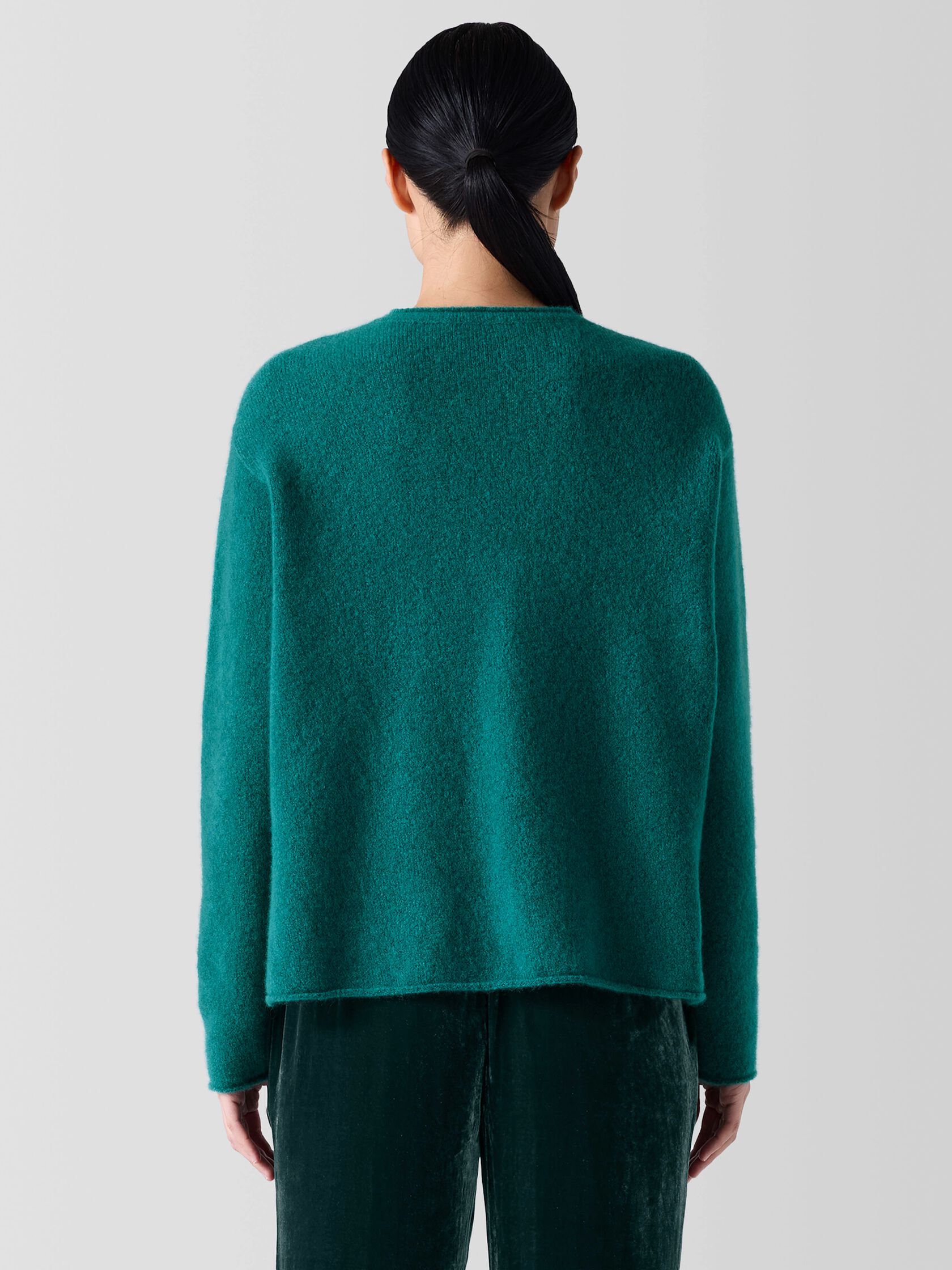 Cashmere Silk Bliss Crew Neck Top