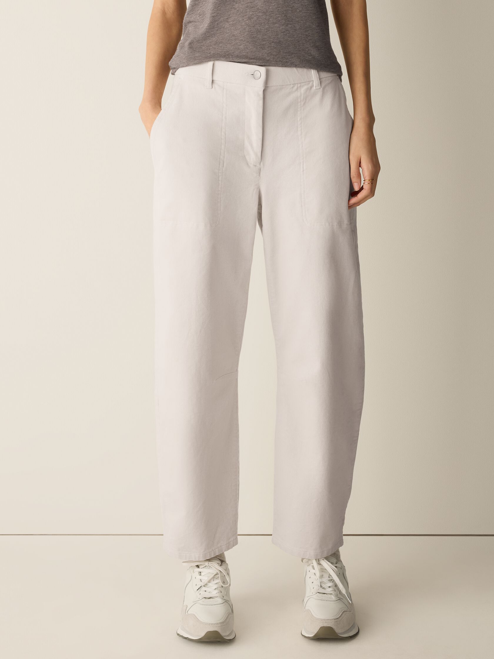 Organic Cotton Stretch Corduroy Arch Pant