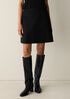 Washable Flex Ponte Flared Mini Skirt