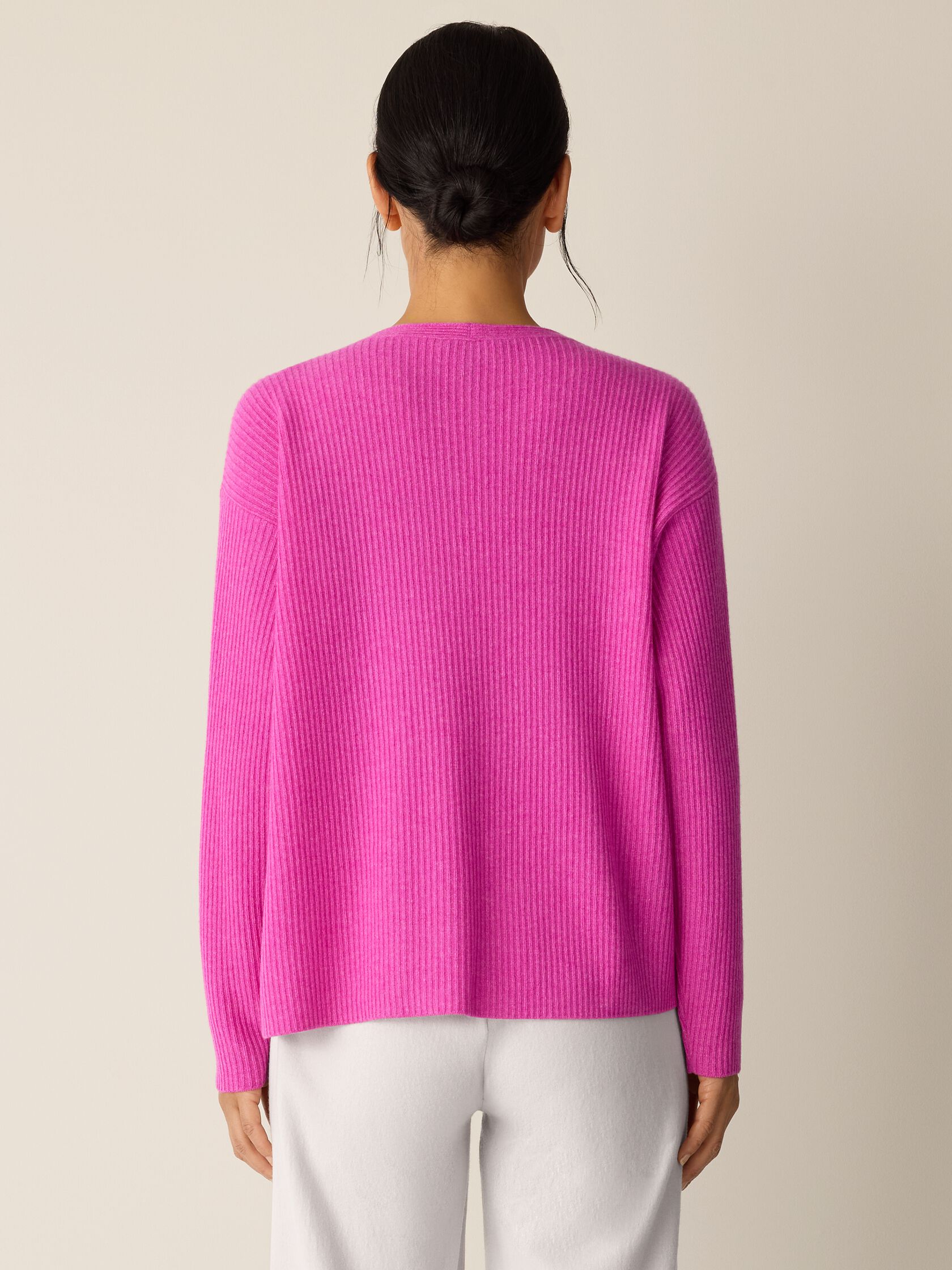 Italian Cashmere V-Neck Top