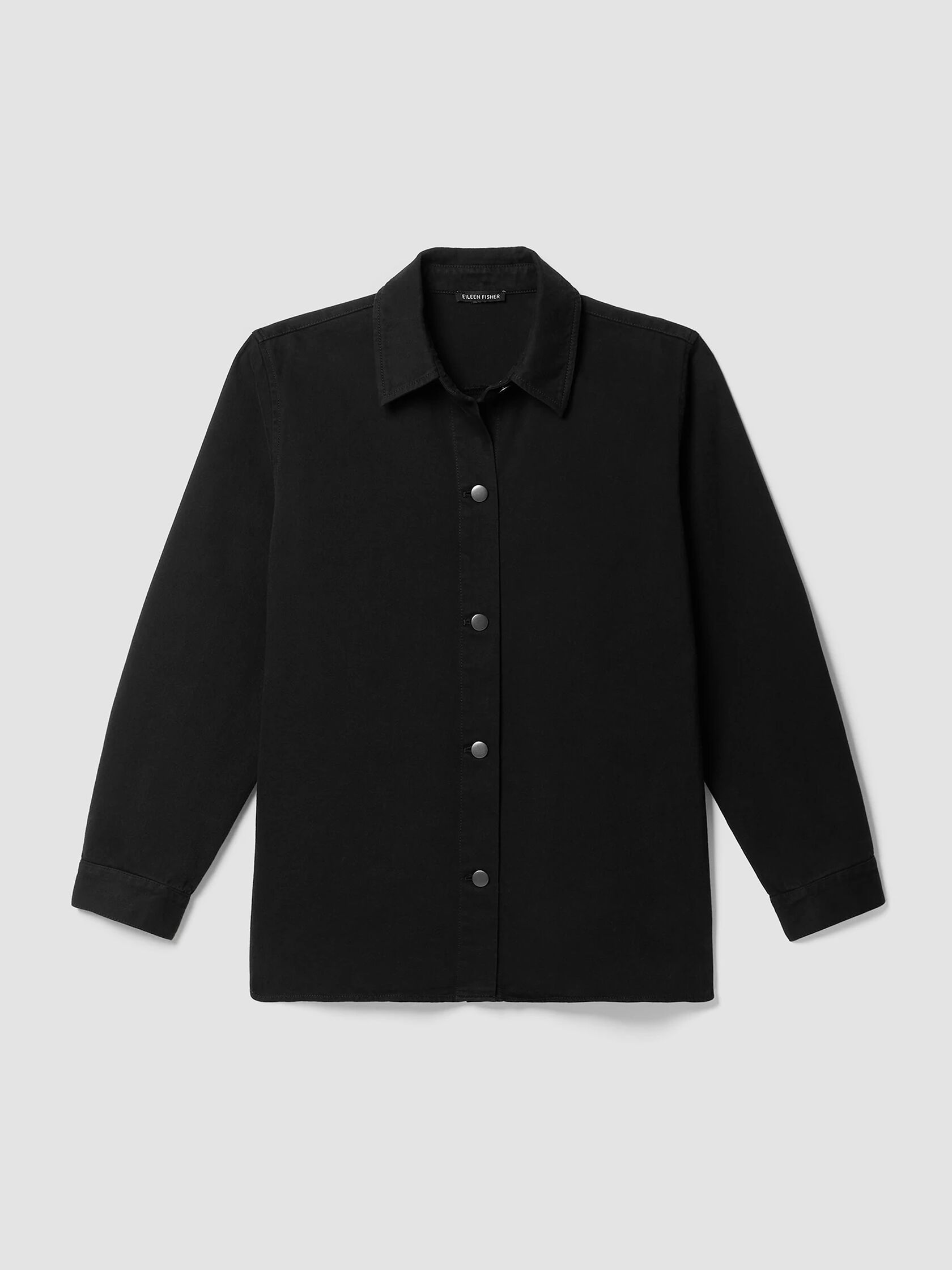 Garment-Dyed Utility Organic Cotton Shirt Jacket