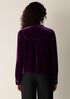Velvet Band Collar Shirt