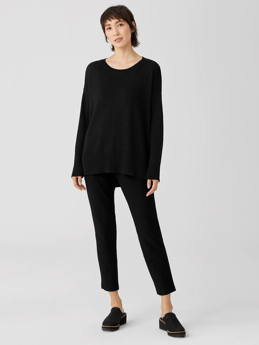 Organic Linen Cotton Round Neck Top