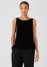 Velvet Bateau Neck Tank