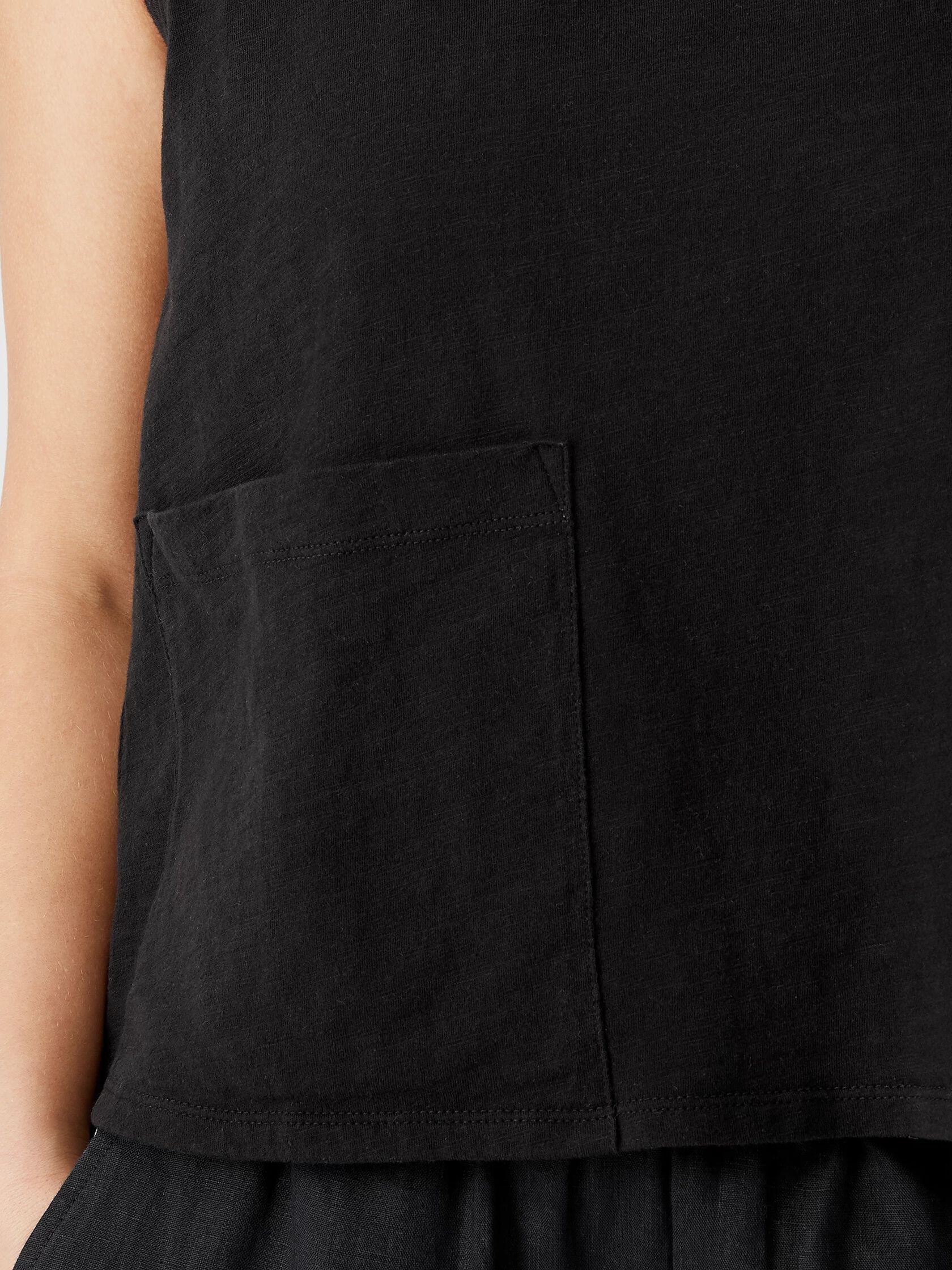 Organic Cotton Slub Crew Neck Tank