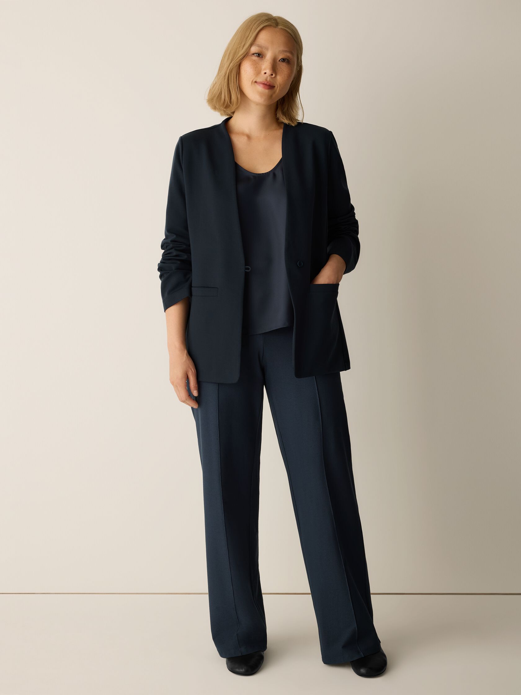 Washable Flex Ponte Blazer
