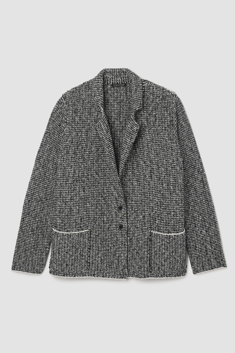 Peruvian Cotton Cloud Notch Collar Jacket Peruvian Cotton Cloud Notch Collar Jacket