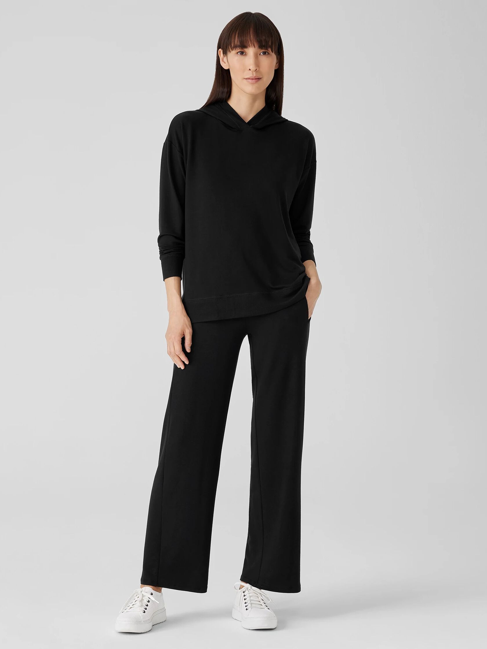 Stretch Terry Straight Pant