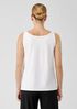 Stretch Jersey Knit Scoop Neck Tank