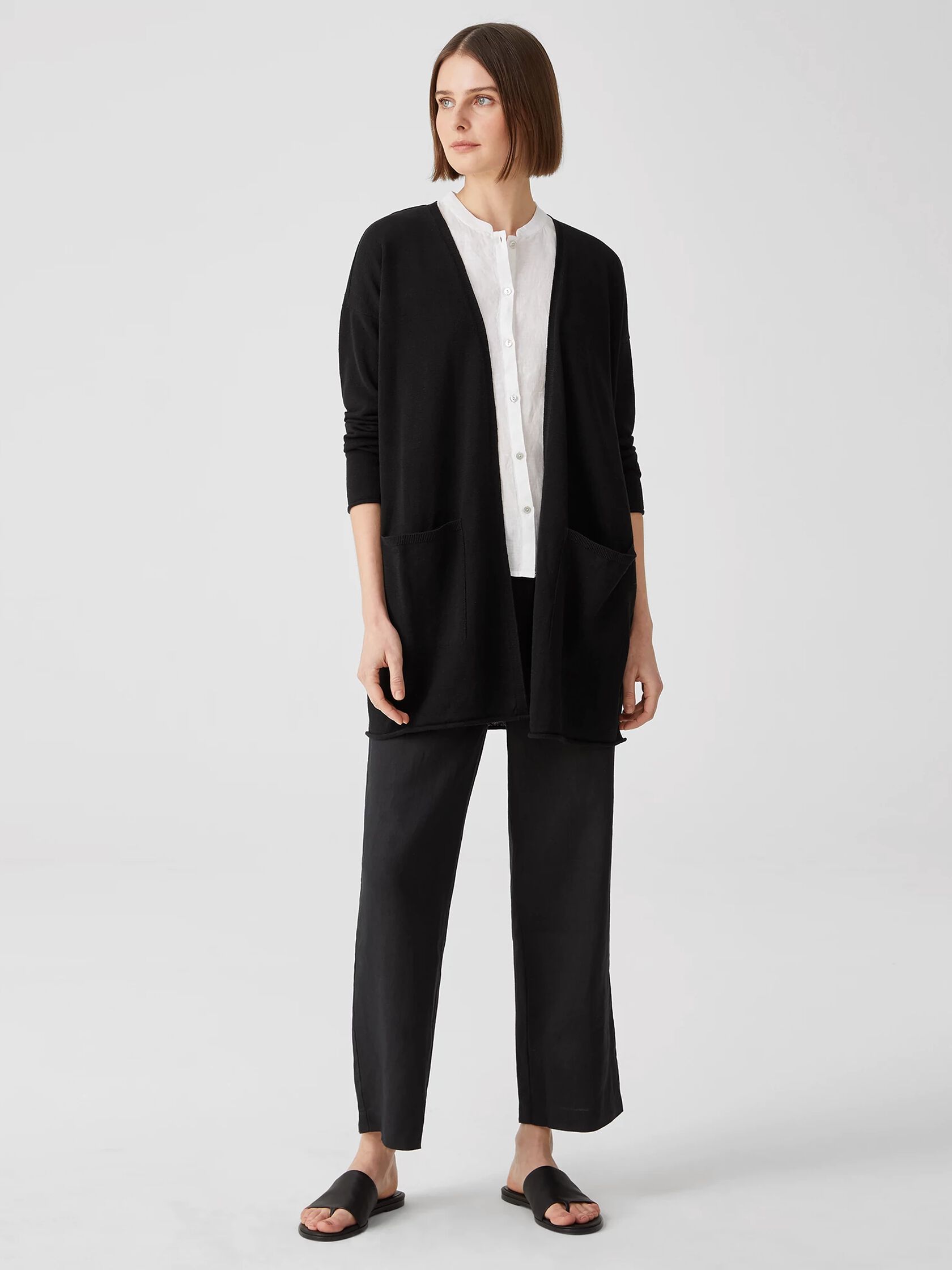 Organic Linen Cotton Cardigan