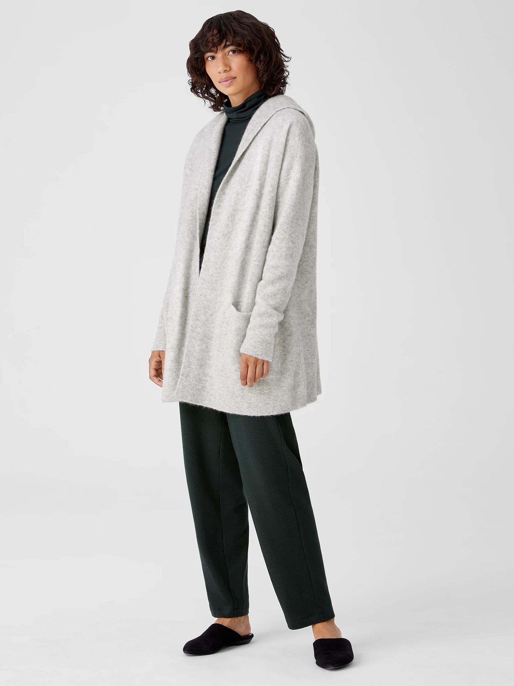 Cashmere Silk Bliss Hooded Cardigan