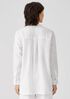 Organic Handkerchief Linen Mandarin Collar Shirt