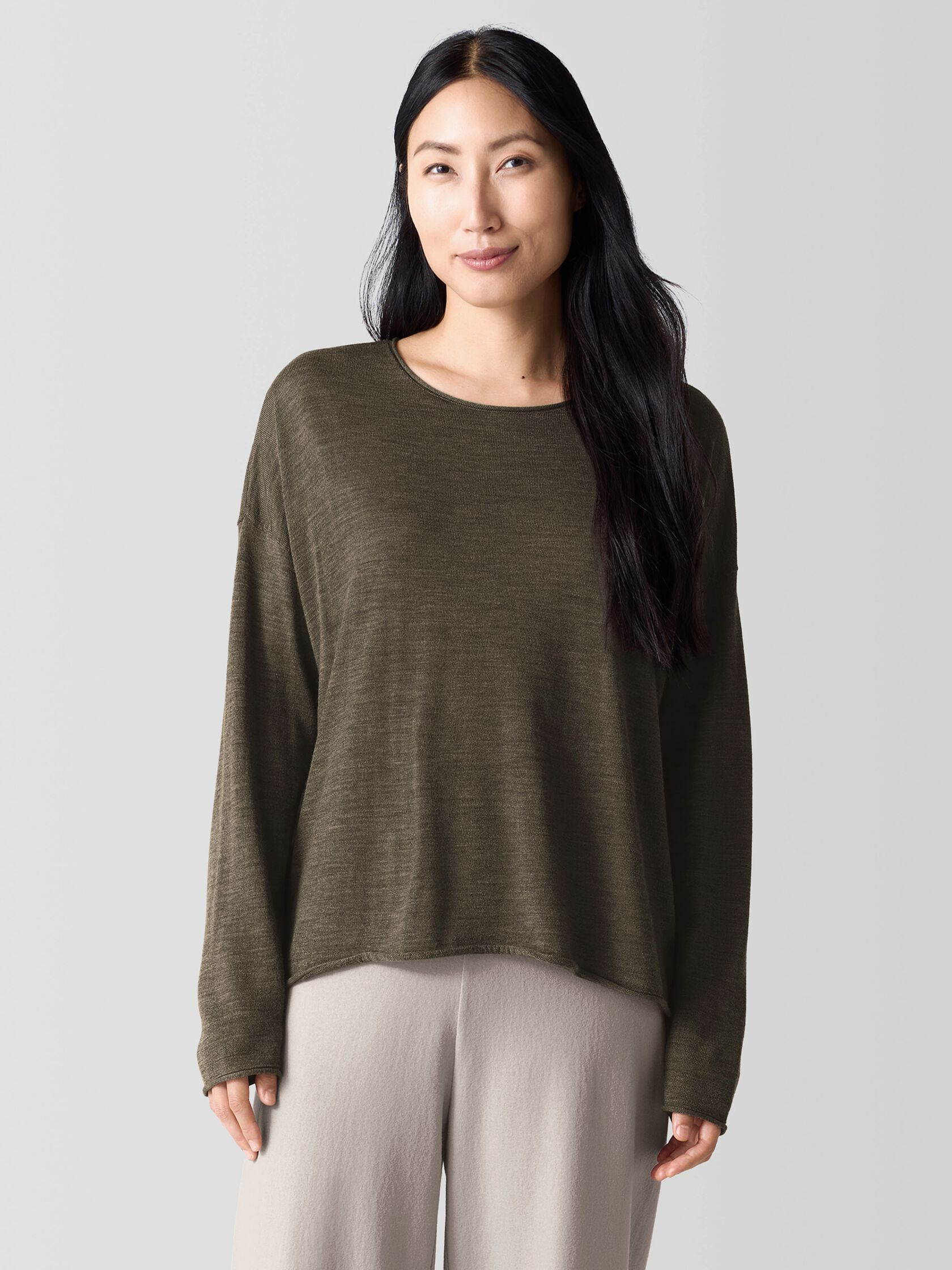 Fine Merino Box-Top in Regenerative Wool