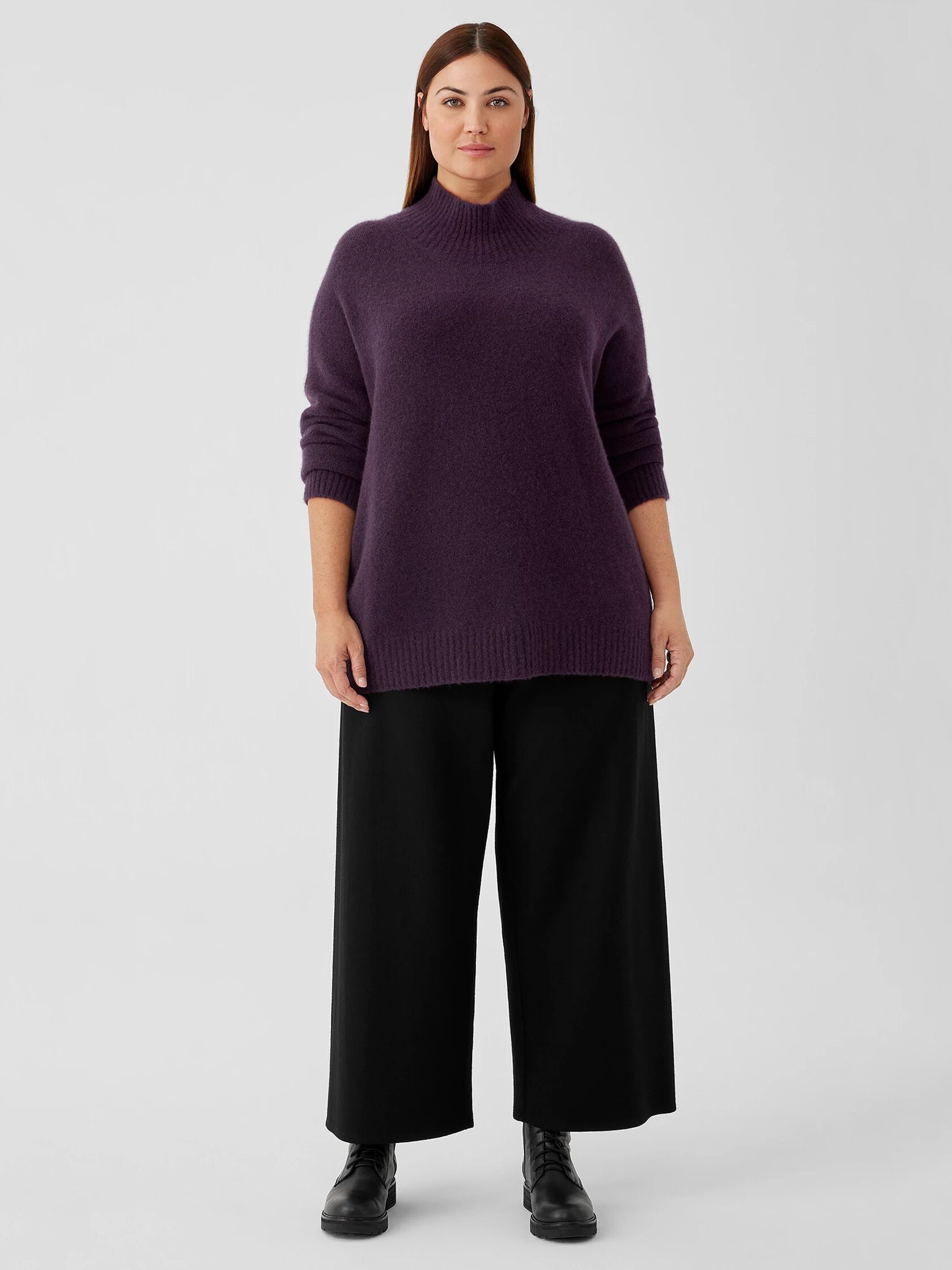 Cashmere Silk Bliss Turtleneck Box-Top