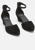 Just Suede Ankle-Strap Pump