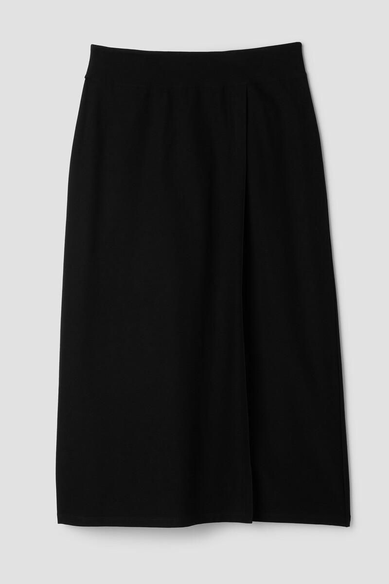 Washable Stretch Crepe Wrap Skirt Washable Stretch Crepe Wrap Skirt