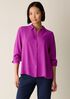 Silk Georgette Crepe Classic Collar Shirt