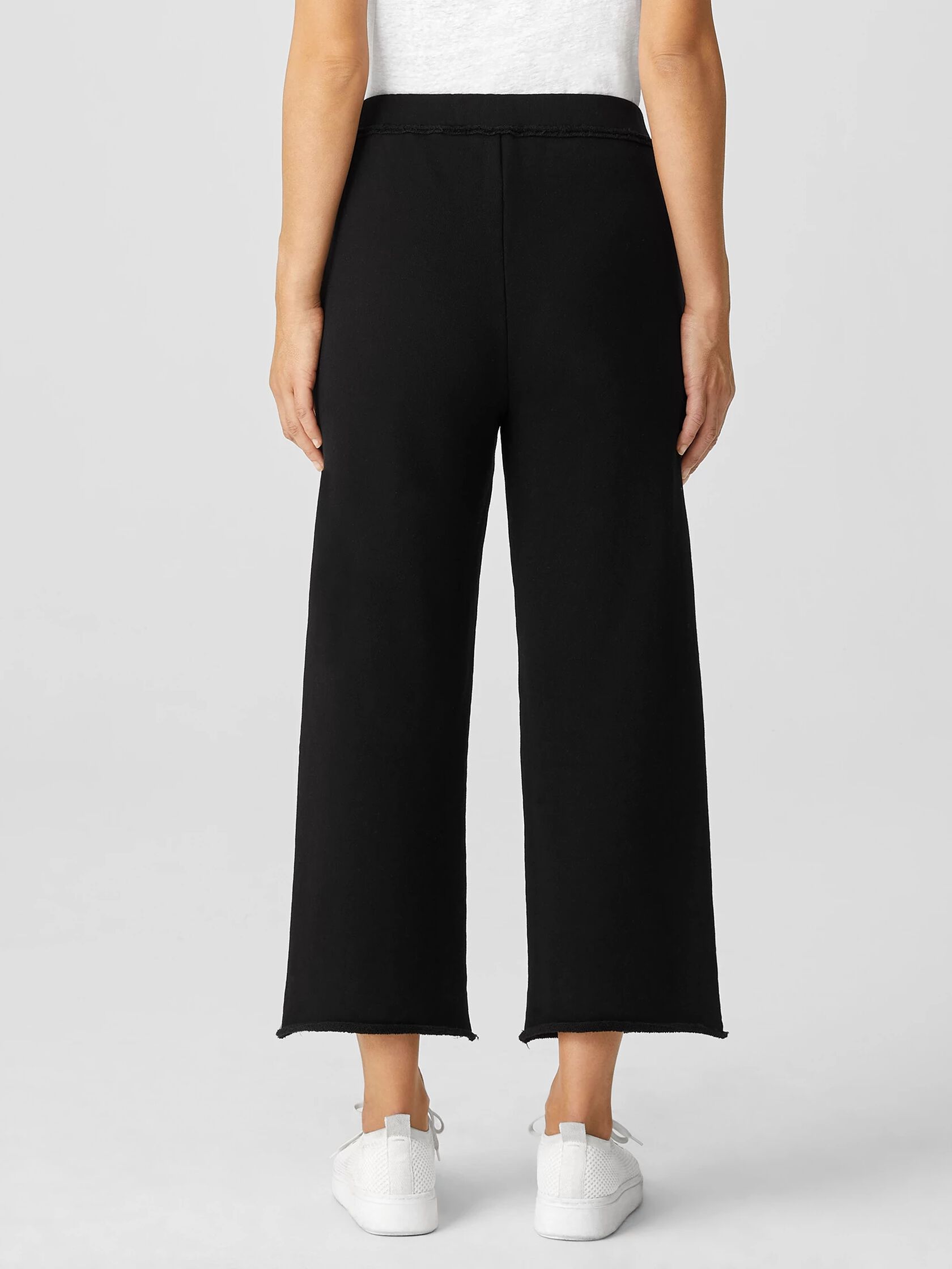 Lightweight Organic Cotton Terry Straight Pant