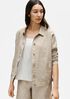 Washed Organic Linen Delave Classic Collar Jacket