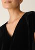 Velvet V-Neck Dress