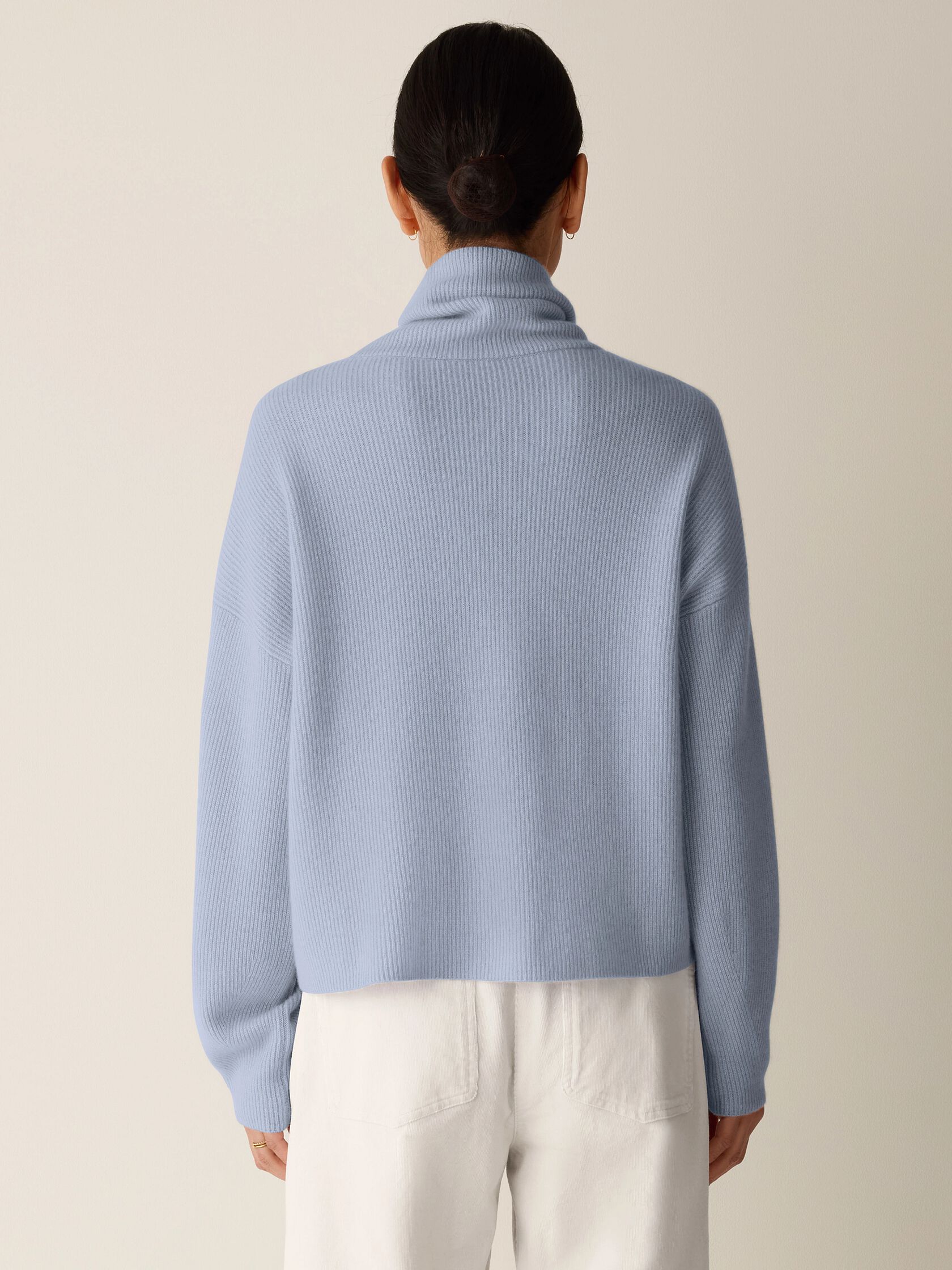 Italian Cashmere Turtleneck Top