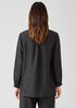 Washed Organic Linen Delave Classic Collar Shirt