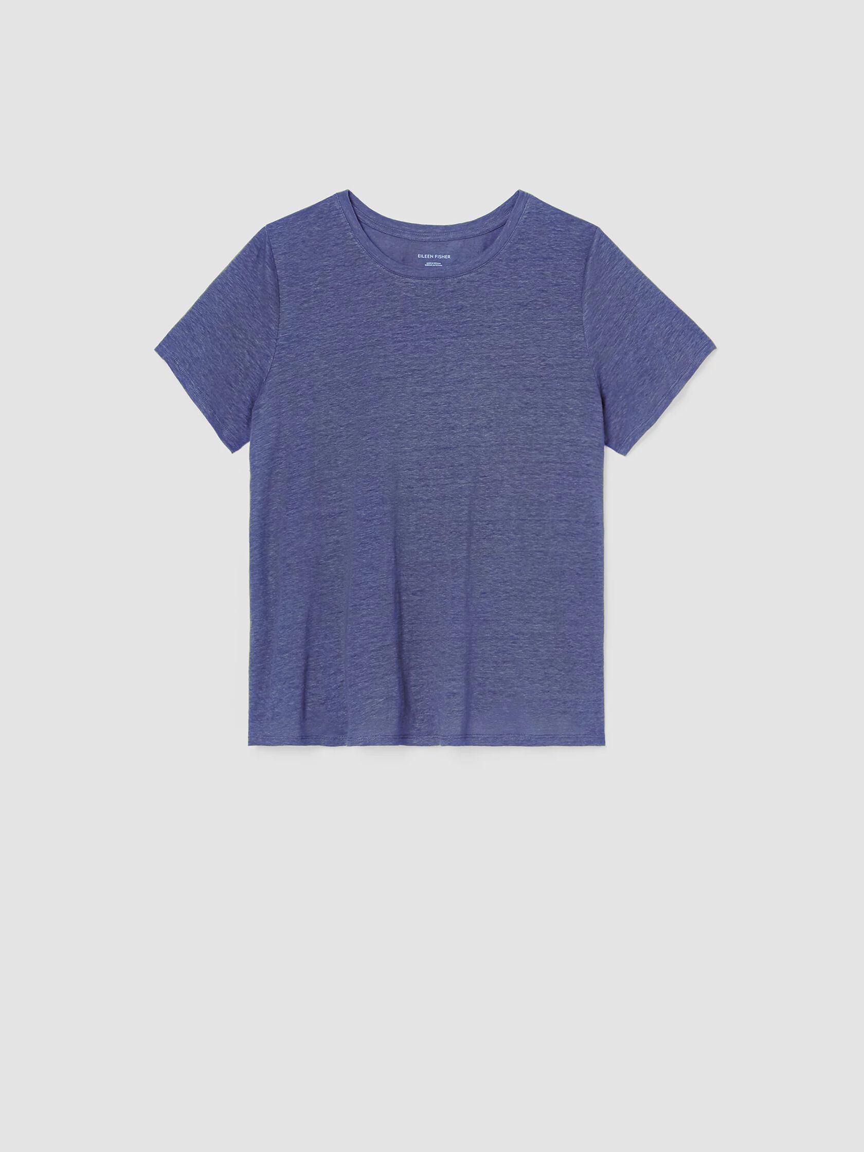 Organic Linen Jersey Crew Neck Tee