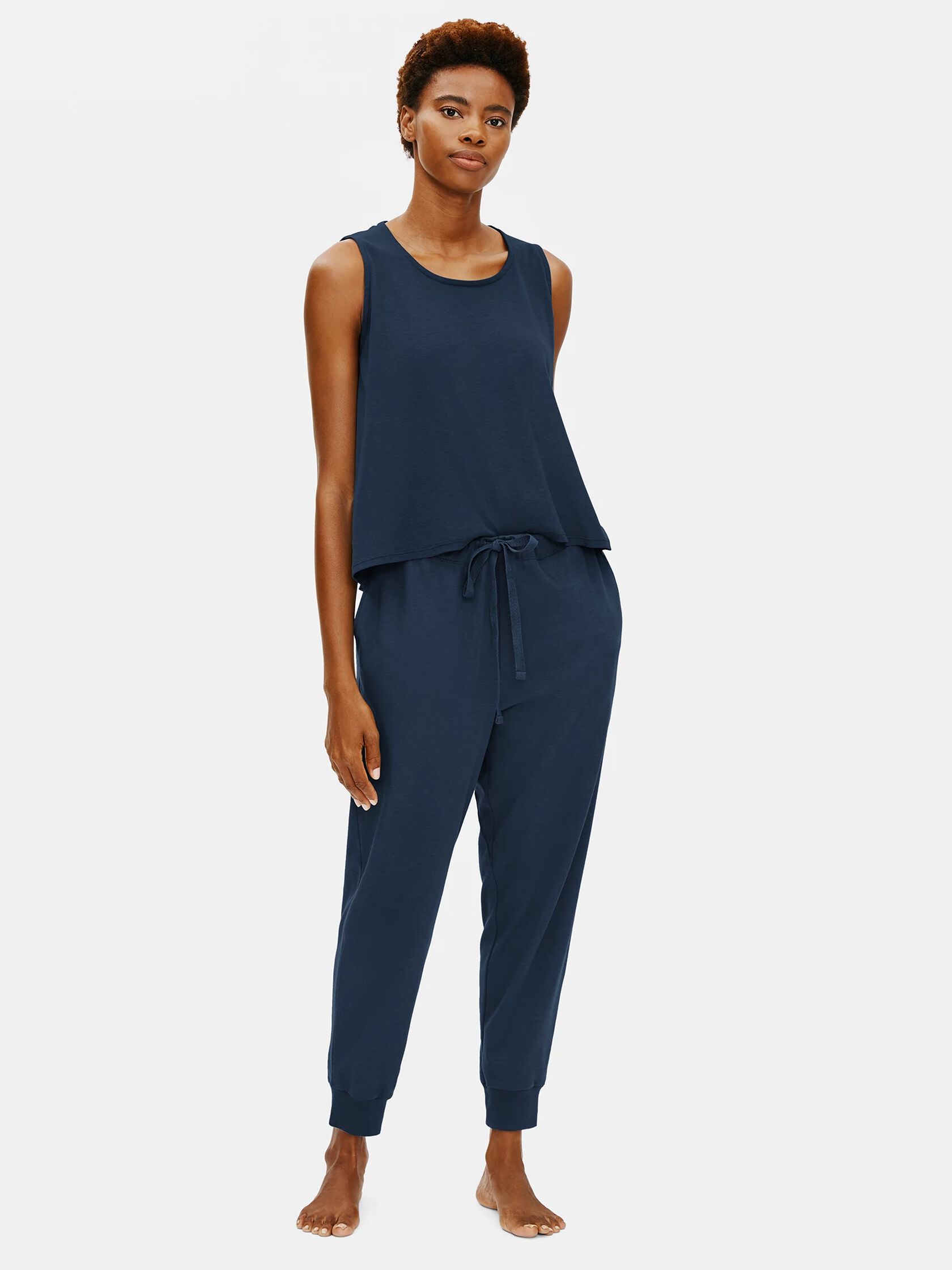 Cozy Organic Cotton Interlock Jogger Pant