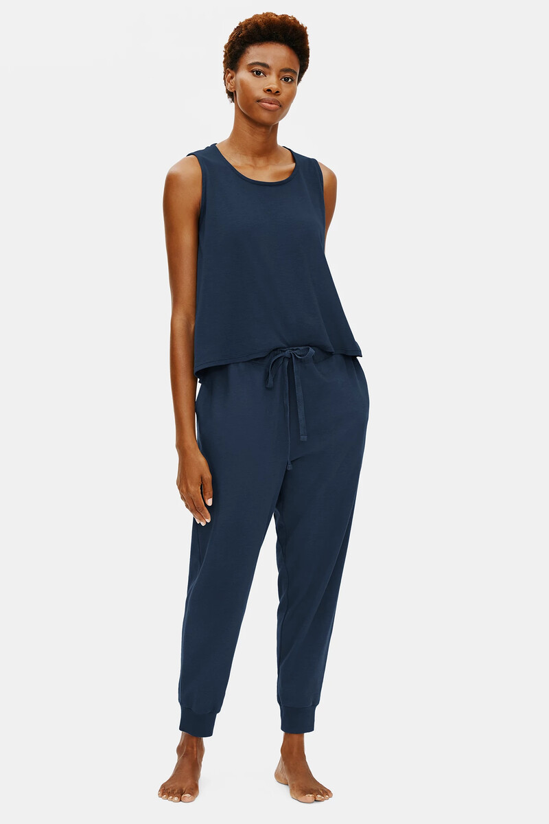 Organic Cotton Interlock Jogger Sleep Pant Organic Cotton Interlock Jogger Sleep Pant