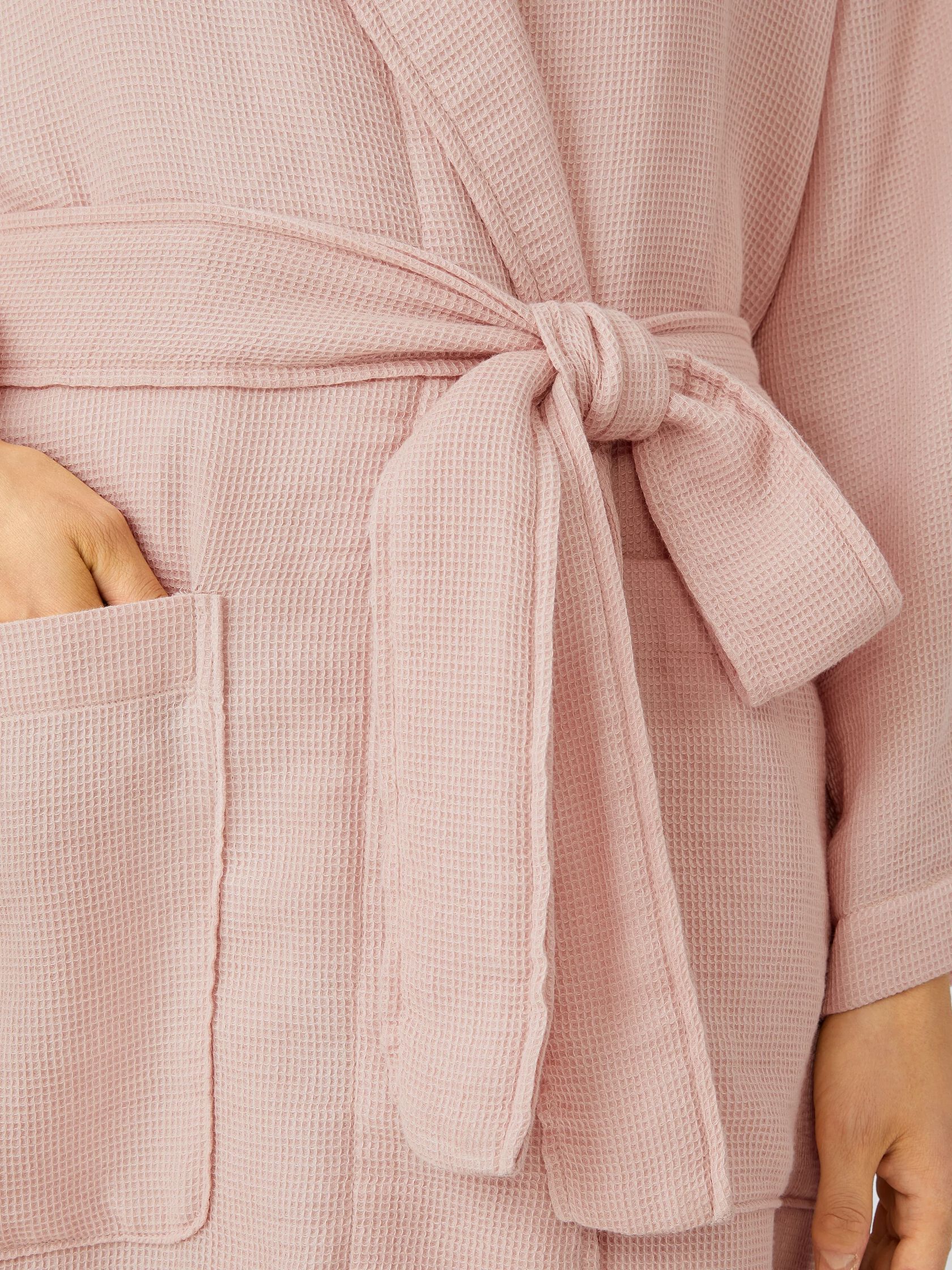 Organic Cotton Waffle Spa Robe