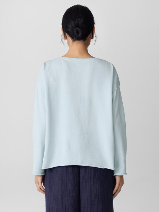 Lightweight Organic Cotton Terry Box-Top