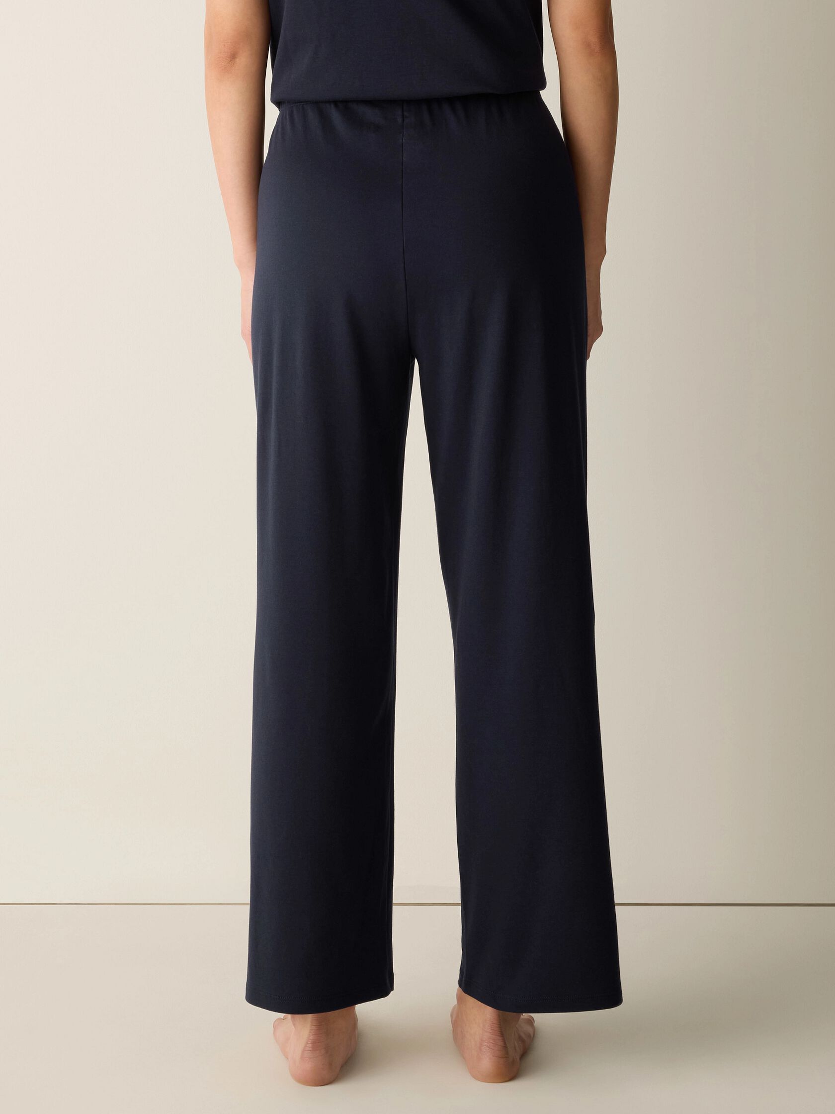 Organic Cotton Interlock Straight Sleep Pant