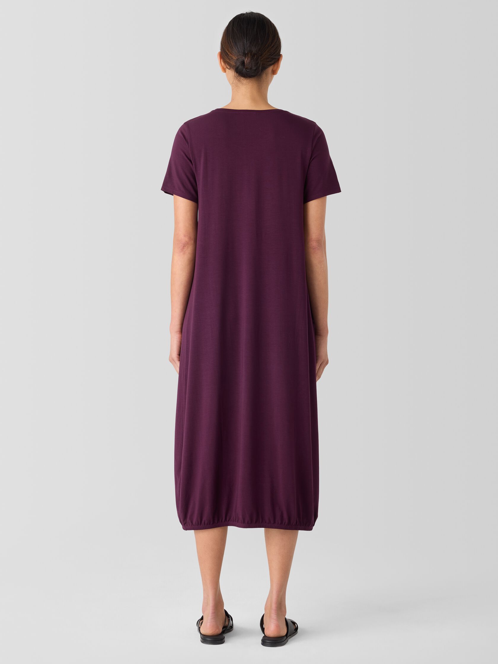 Fine Jersey Lantern Dress