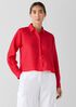 Organic Handkerchief Linen Classic Collar Short Shirt
