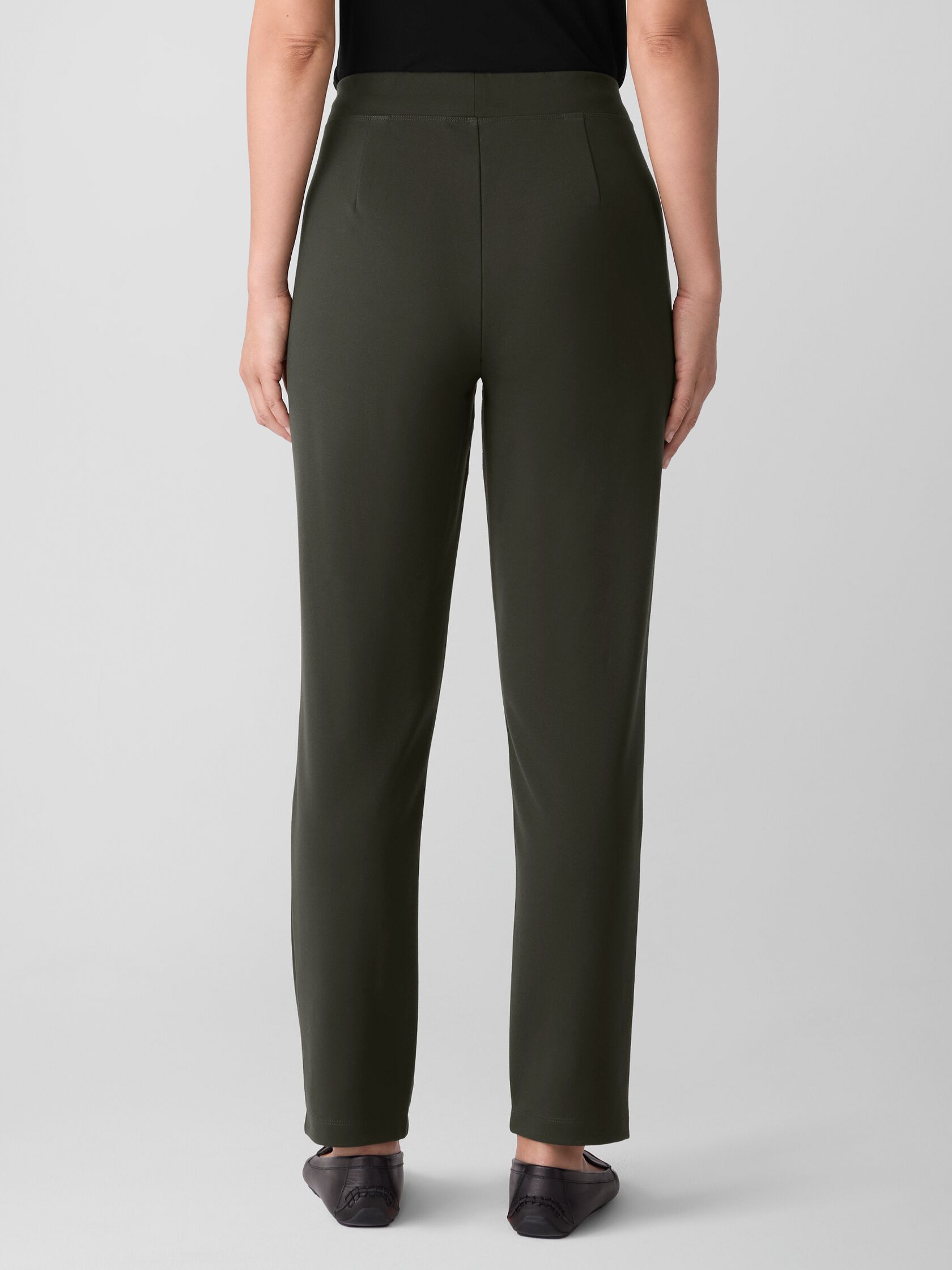 Washable Flex Ponte Slim Pant