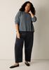 Organic Cotton Chenille Crew Neck Top