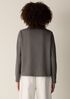 Cozy Brushed Terry Hug Funnel Neck Top