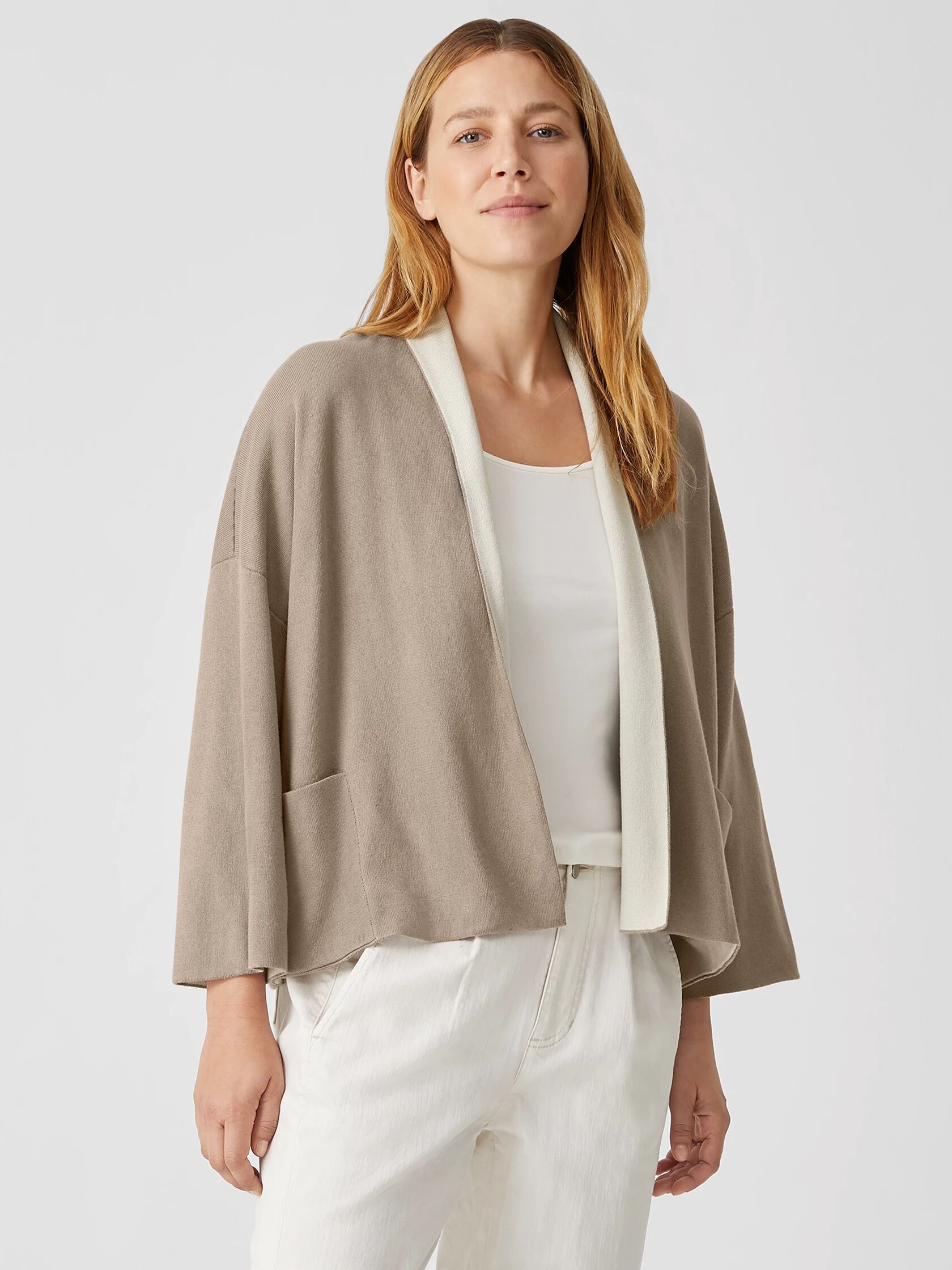 Peruvian Organic Cotton Blend Cardigan